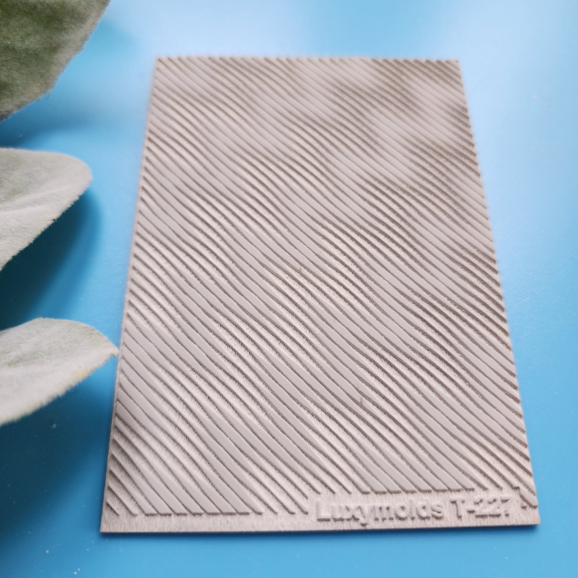 Polymer clay Texture tile Texture mat Clay stamp Polymer clay texture stencils "Lines" design clay texture Rubber mat T-227
