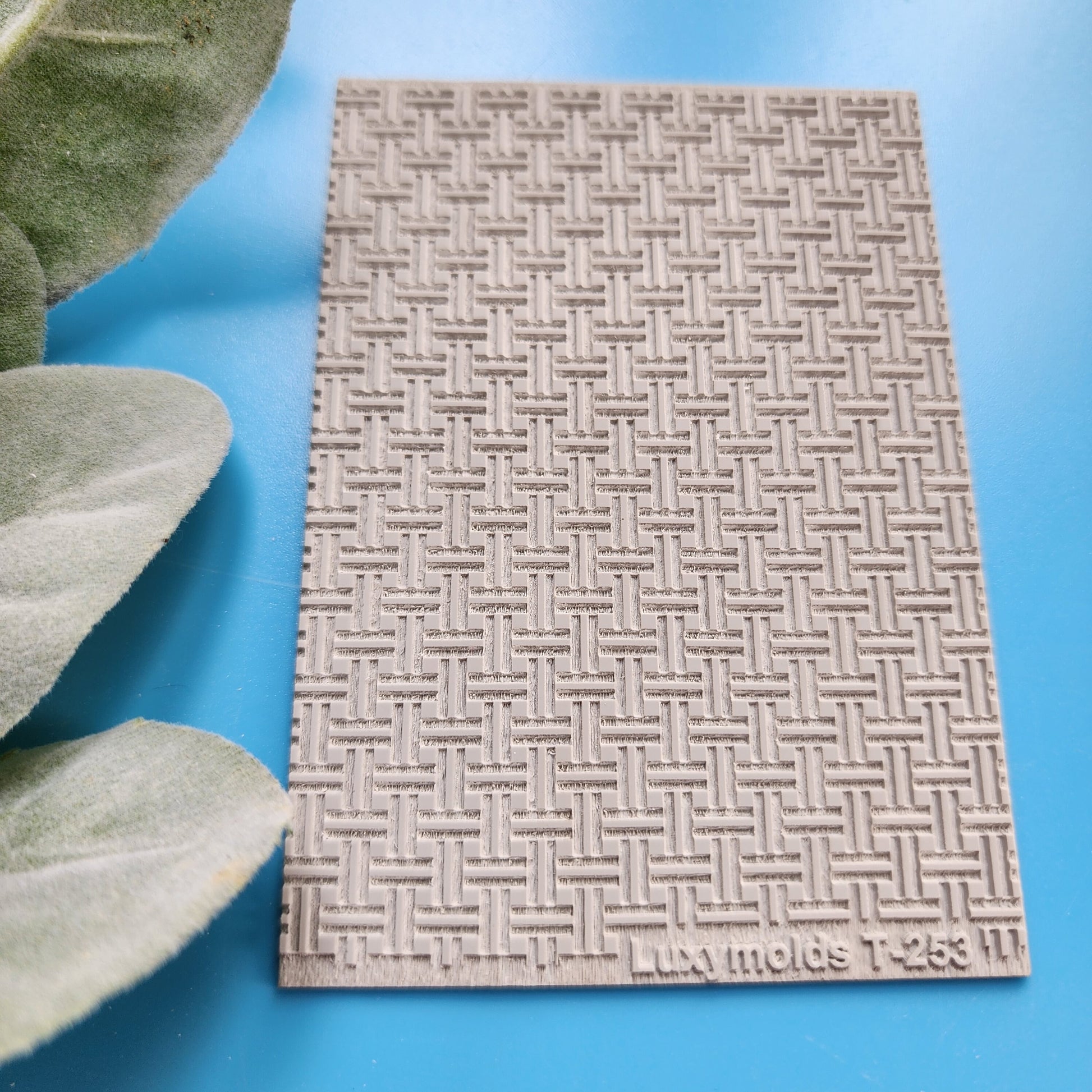 Polymer clay Texture tile Texture mat Clay stamp Polymer clay texture stencils design clay texture Rubber mat T-253
