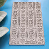 Polymer clay Texture tile Texture mat Clay stamp Polymer clay texture stencils "Flower" design clay texture Rubber mat T-268