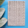 Polymer clay Texture tile Texture mat Clay stamp Polymer clay texture stencils "Flower" design clay texture Rubber mat T-268