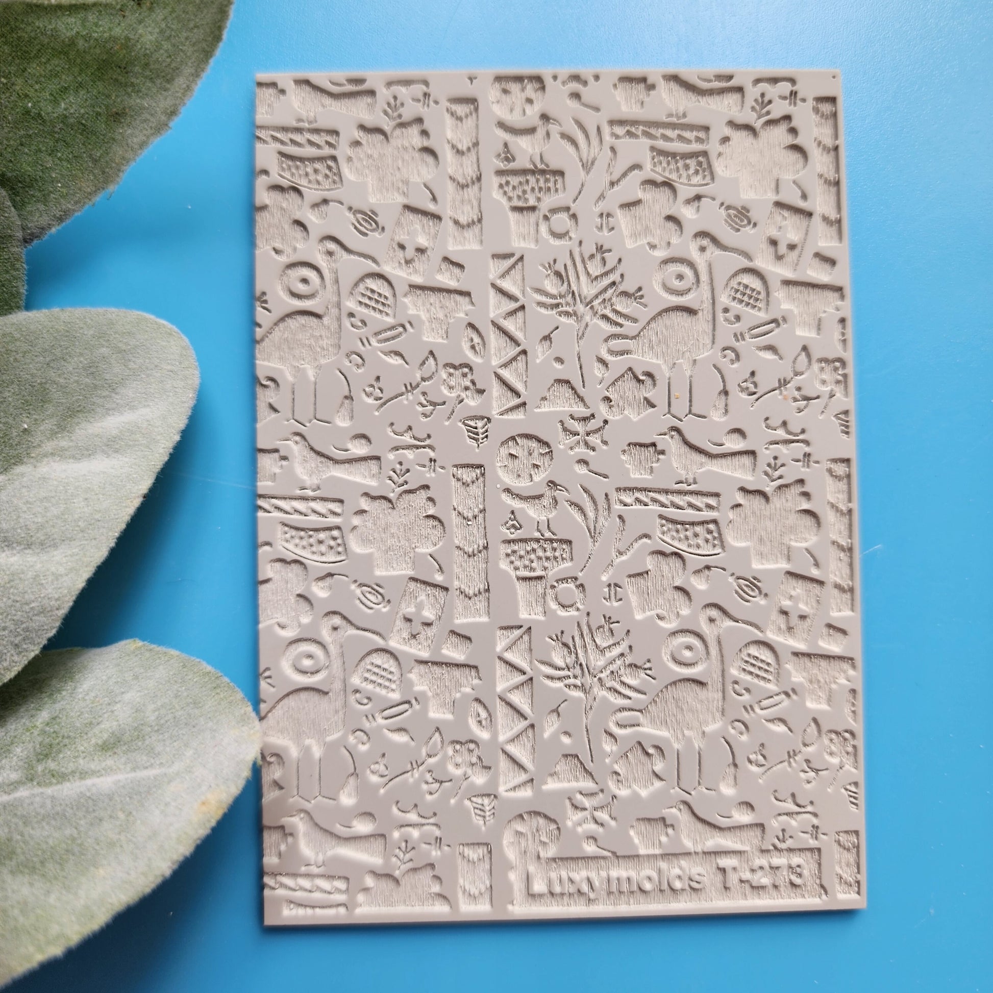 Polymer clay Texture tile Texture mat Clay stamp Polymer clay texture stencils "Shapes" design clay texture Rubber mat T-273