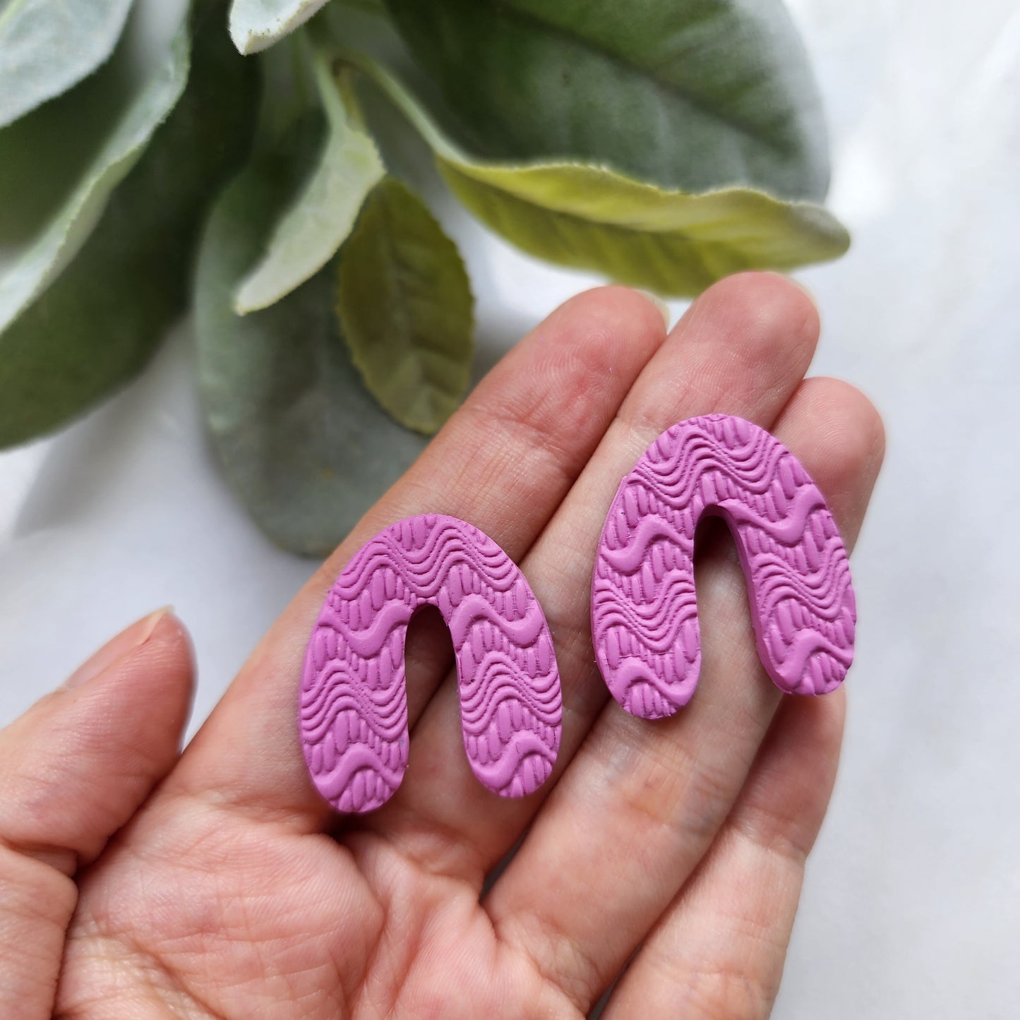 Polymer clay texture roller clay stamp 3D printed embossing