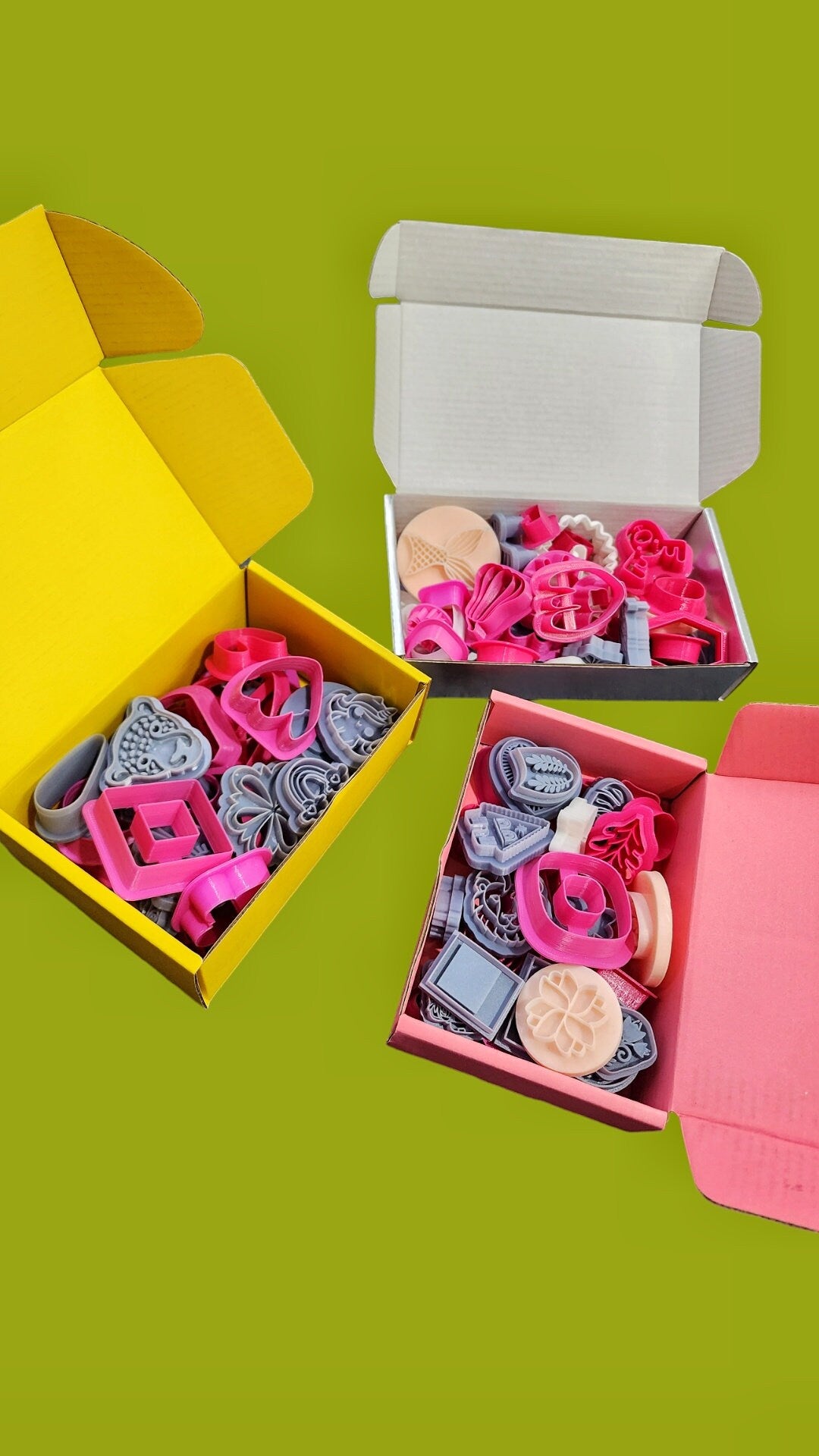 40-60 pcs random clay cutters box Clay supplies SALE UP 70%