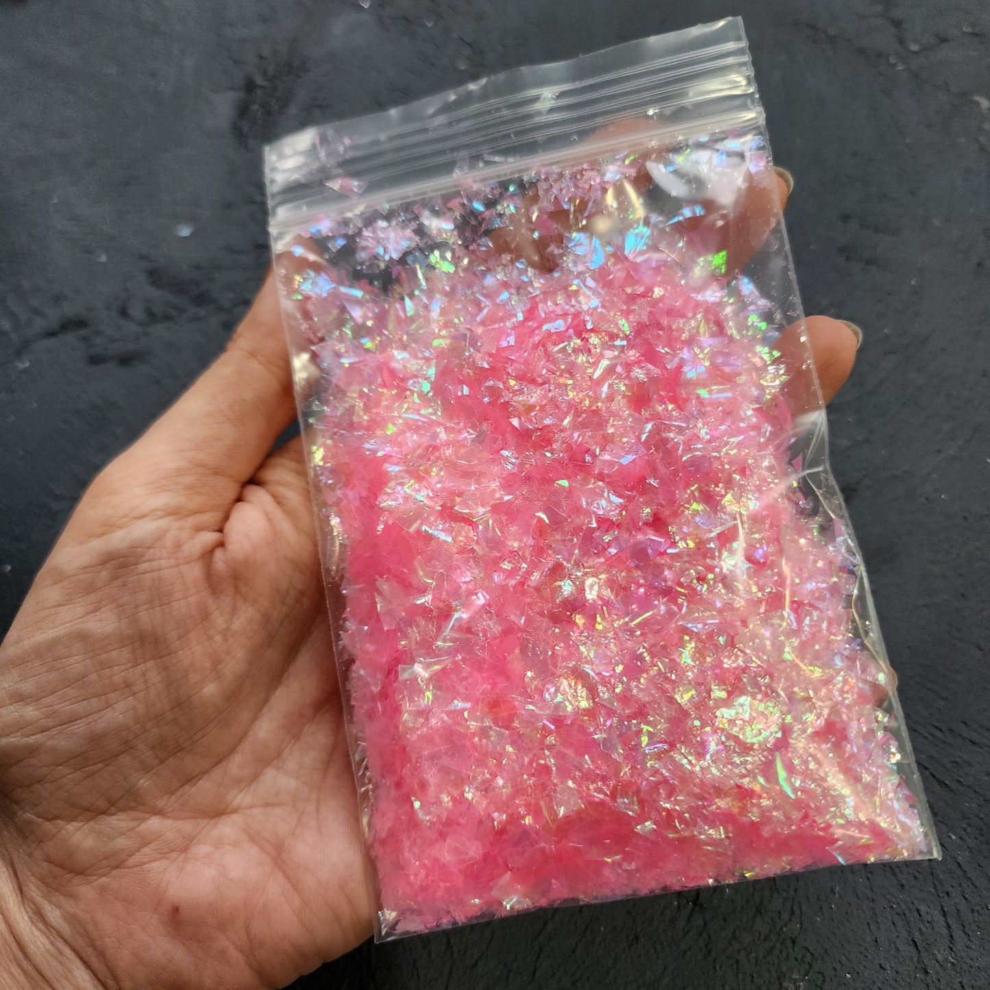 Rainbow hologram flakes glitter for Resin Epoxy crafts Resin tools Resin supplies