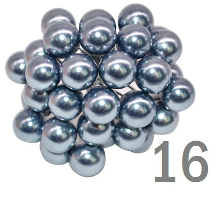 BERRIES STAMEN METALLIC, GLOSSY, GLITTER, MATTE POLKA 50 PCS 12 MM - Luxy Kraft