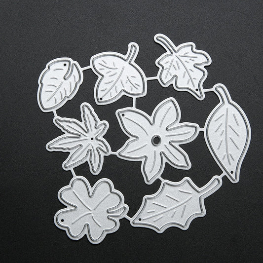 Leaves cutting dies 8 pcs set - Luxy Kraft