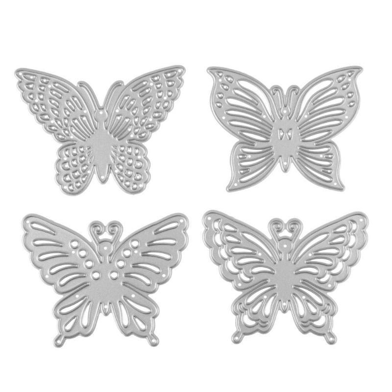 Animal Butterfly cutting dies 4 pcs - Luxy Kraft