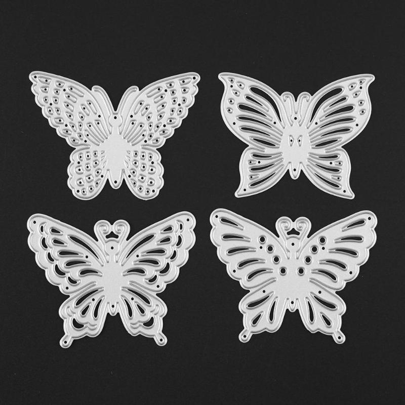 Animal Butterfly cutting dies 4 pcs - Luxy Kraft