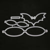 Bow tie Bat cutting dies 4 pcs 10.3x6.1 cm - Luxy Kraft