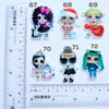 Girls LOL Doll Resin Acrylic Planar Cabochons 1 pcs - Luxy Kraft