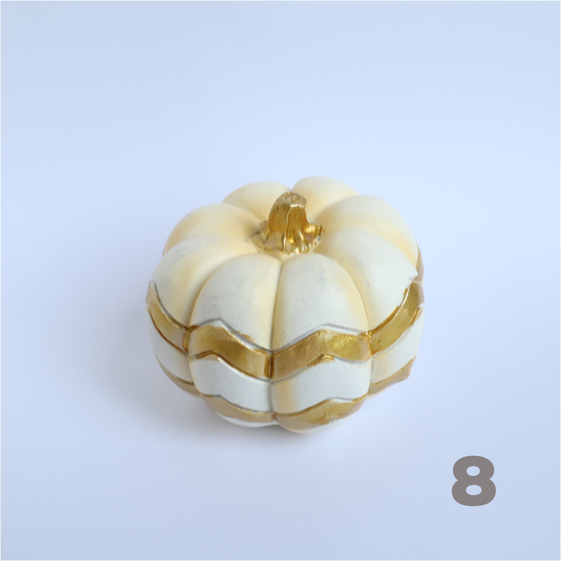 Ceramic Pumpkin Halloween Decoration 1 pcs - Luxy Kraft