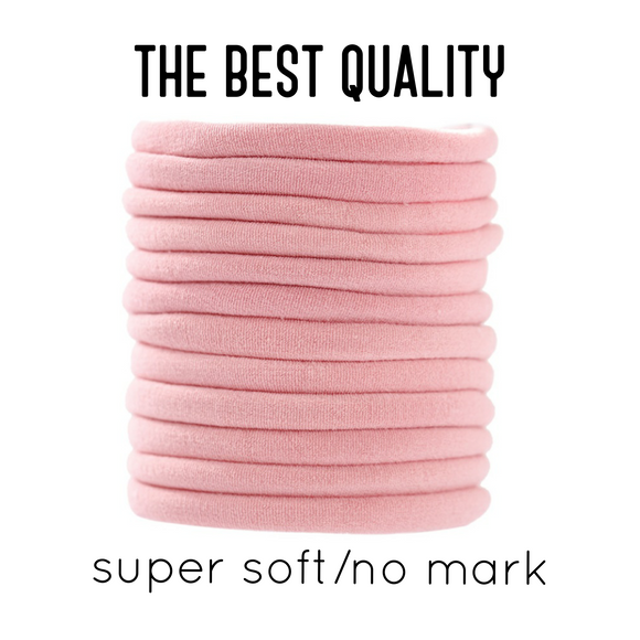 Dusty Rose Nylon headbands one size fits all headbands - Luxy Kraft